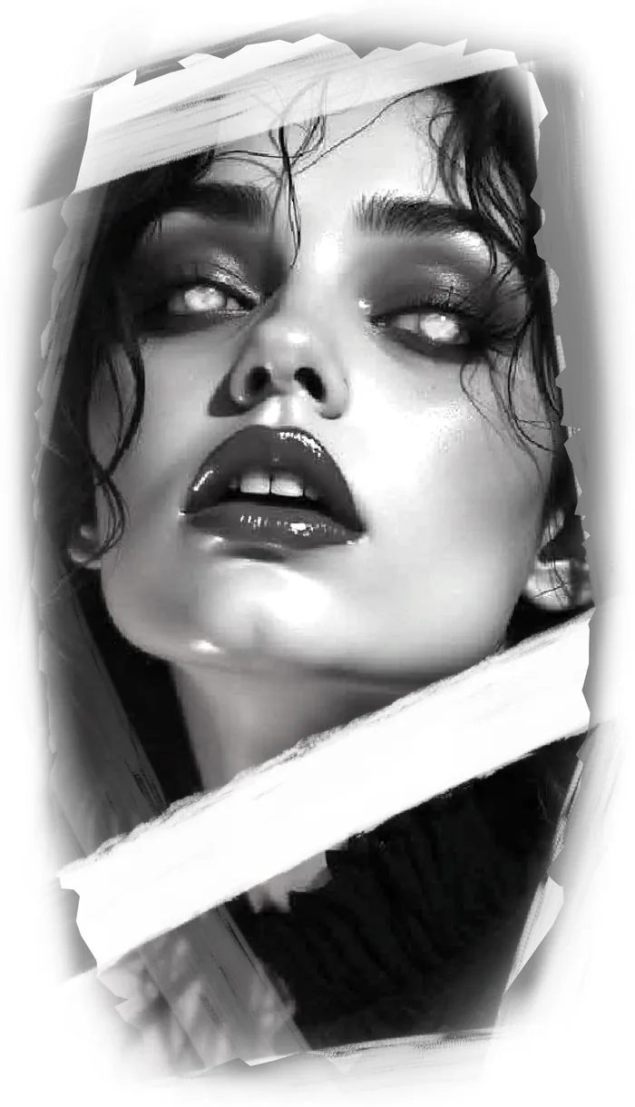 Portrait — ruban adhésif